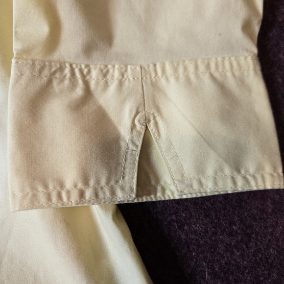 Riders Hidden Button Front Blouse Yellow Women's Size XXL - Picture 4 of 8